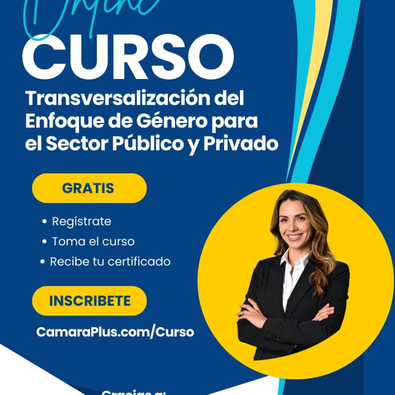 Curso: Transversalización del enfoque de genero para empresas publicas y privadas Ecuador por Camara Plus&nbsp;Ecuador