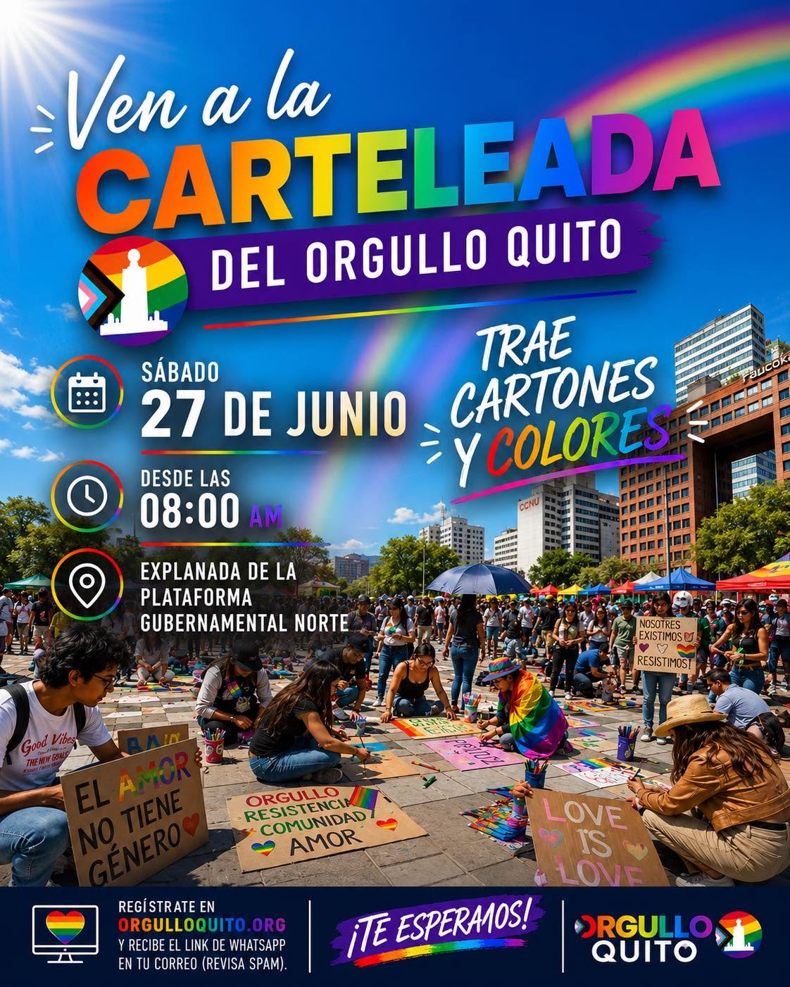 Pride Connection Ecuador, Silueta X y organizaciones aliadas por la inclusión LGBTIQ+